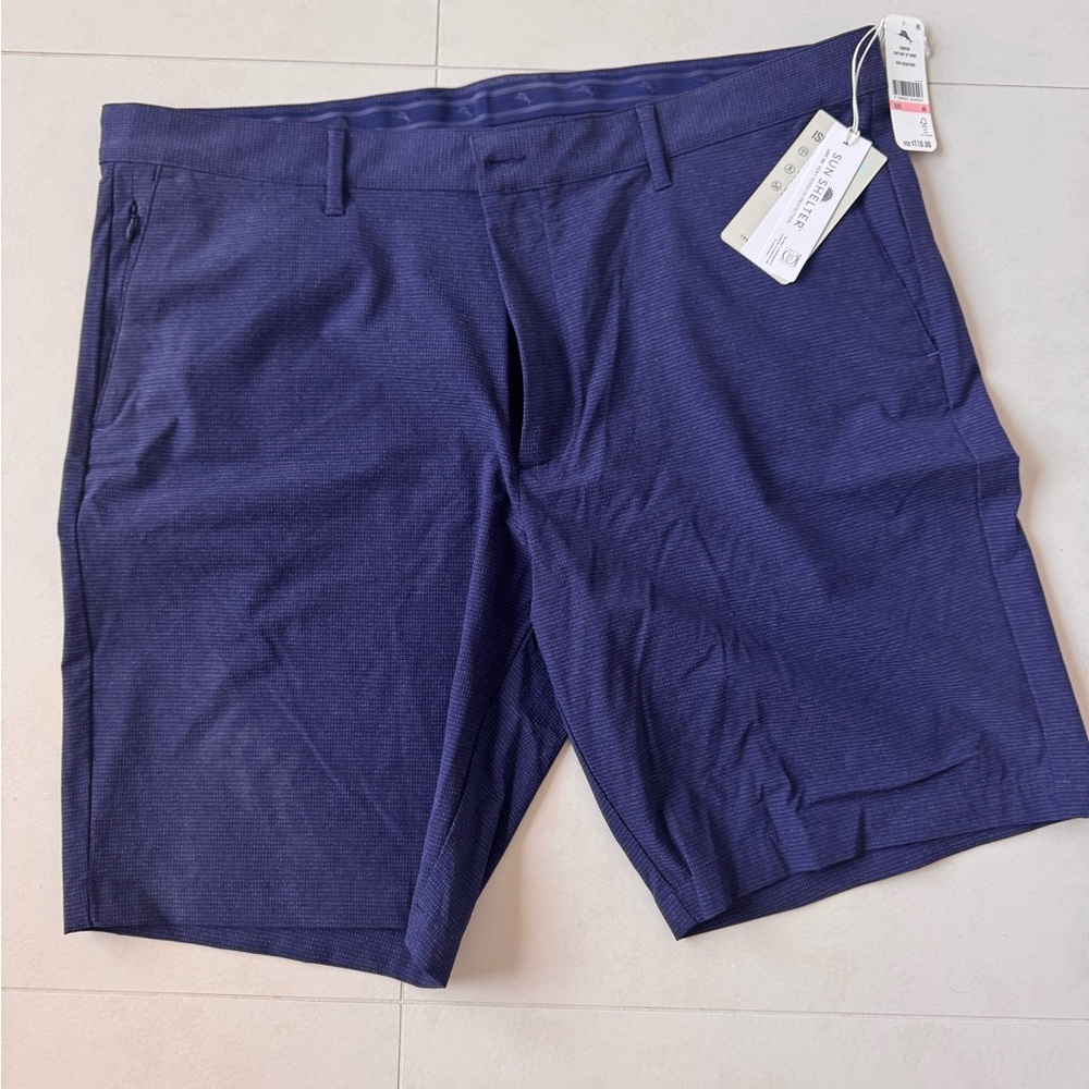 Tommy Bahama Deep Blue Flat Front Men's Shorts